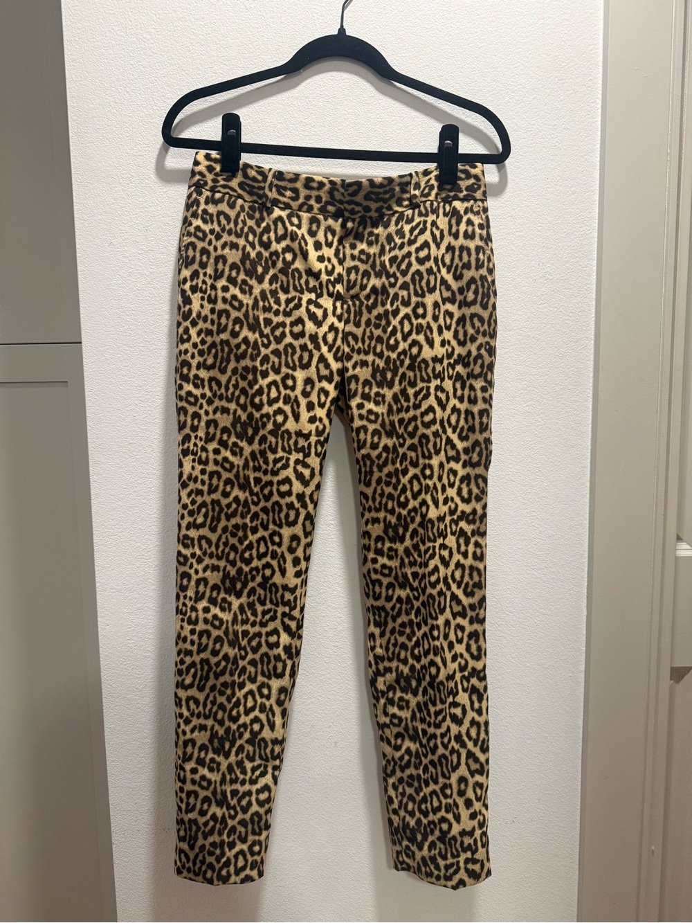 Banana Republic Leopard Print Sloan Ankle Pants Size 2